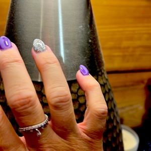 Pandora dangle silver ring